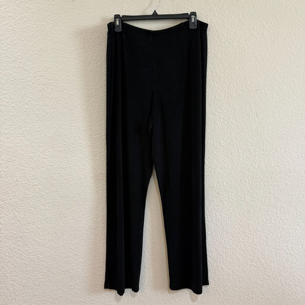 Chicos's Travelers Black Size 3 travel knit pants